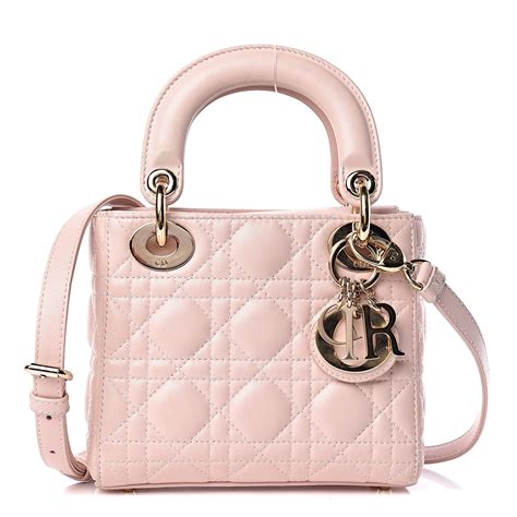 dior mini pink lambskin